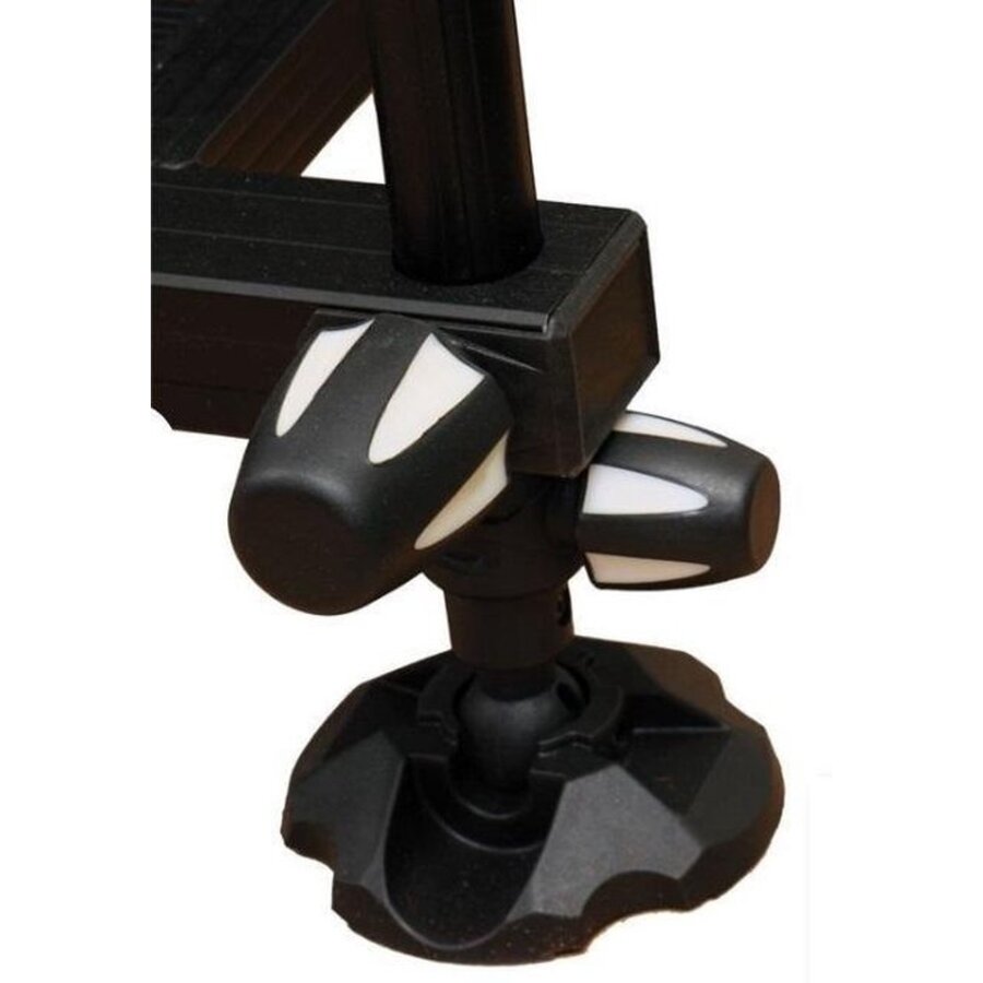 Match Box Pro Competition met Rugleuning – luxe aluminium zitkist met schuiflades en voetplaat