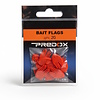 Bait Flags - 20 stuks zacht rubberen vinnen voor aasbevestiging