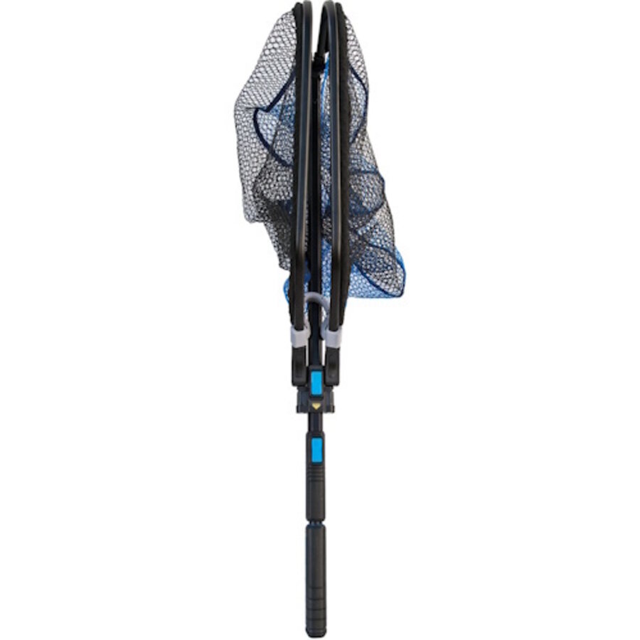 DLX Foldable Net - heavy duty opvouwbaar schepnet met geïntegreerde zaklamp en rubber coating