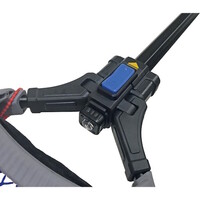 DLX Foldable Net - heavy duty opvouwbaar schepnet met geïntegreerde zaklamp en rubber coating