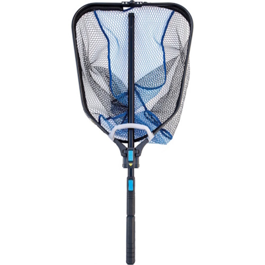 DLX Foldable Net - heavy duty opvouwbaar schepnet met geïntegreerde zaklamp en rubber coating