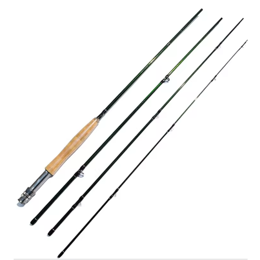 Carbon Travelfly 270 cm - 4-delige carbon vliegvishengel lijnklasse 6/7