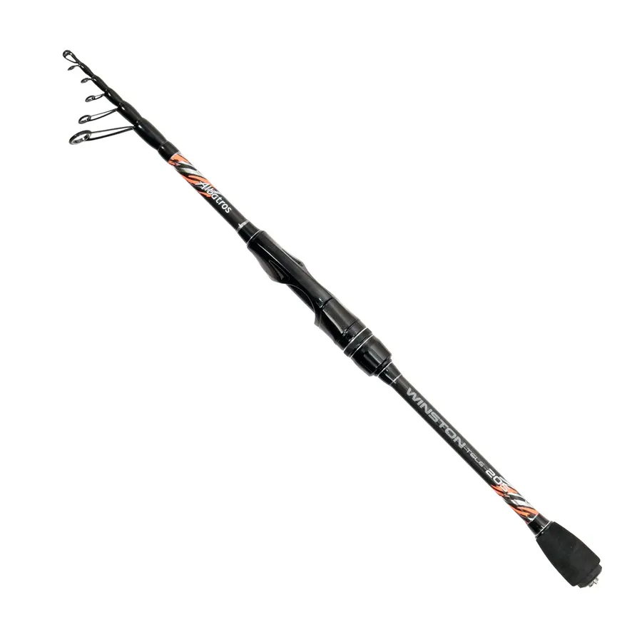 Albatros Winston Tele 240 / 6 / 5-20GR – Telescopische reishengel met luxe hoes