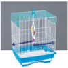 Vogelkooi Type 5B104 - wit met accessoires