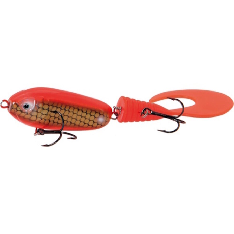 Woody Wobbler jerkbait 18,5 cm zinkend - verkrijgbaar in Fire Tiger, Minnow, Blue Tiger, Green Perch, Red Brown en Brown Goby