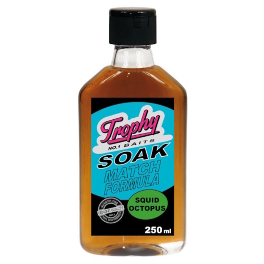 Soak Liquid 250ML – verkrijgbaar in Krill, Squid Octopus en Scopex Maple
