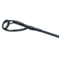 Soul Nero The Classic karperhengel 12FT 2.50LB - met slanke kurken greep en KW SIC geleideogen