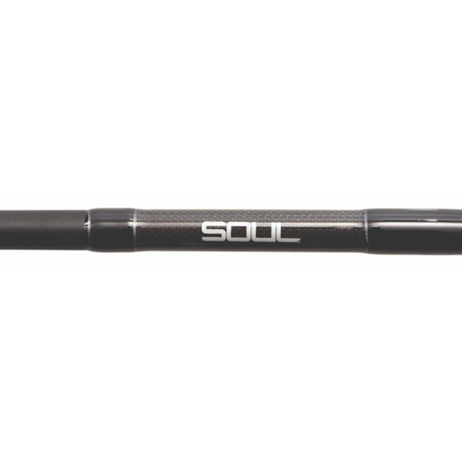 Soul Nero The Stalker karperhengel 10FT 3.00LB - compacte carbon hengel met shrink tube greep