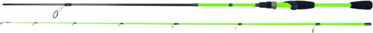 ALBATROS Streetfishing Concept UL Spin - 2-delige ultra light spinhengel 210 cm, 3-12 g werpgewicht, 90 g lichtgewicht Green - Groen