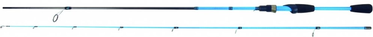 ALBATROS Streetfishing Concept UL Spin - 2-delige ultra light spinhengel 210 cm, 3-12 g werpgewicht, 90 g lichtgewicht Blue - Blauw