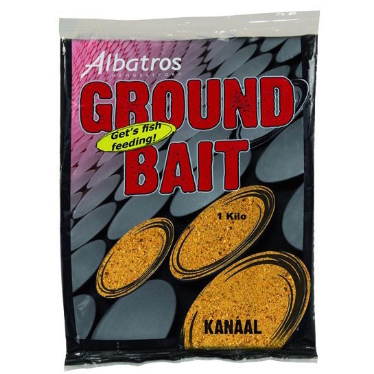 ALBATROS Groundbait Kanaal/Rivier 1KG - kant-en-klaar lokvoer voor feeder- en vaste hengelvisserij