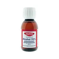 Alcohol 70% 120ML - gedenatureerde alcohol voor het reinigen van instrumenten en oppervlakken