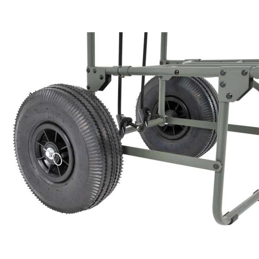 Fishing Trolley Deluxe – Stevige en comfortabele vistrolley met luchtbanden en groot laadvermogen