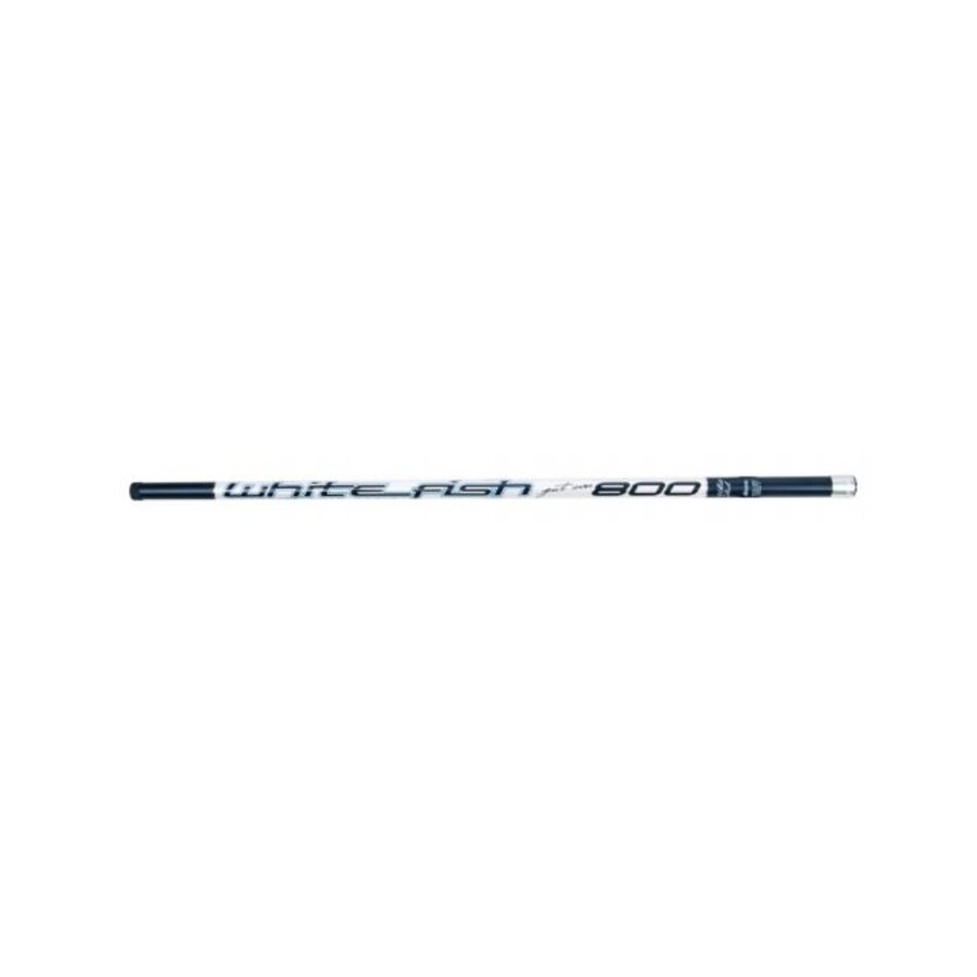 Whitefish Putover 800 cm - sterke carbon oversteekhengel met luxe uitstraling en soepele actie