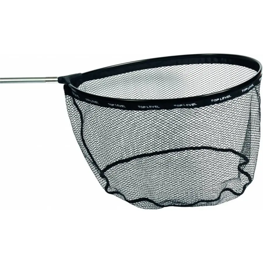 Top Level Pannet Rubberized 40x50 cm – Verstevigd rubber schepnet met stevig spreiblok