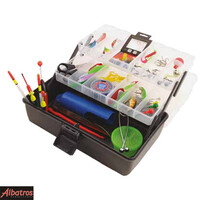 Gevulde Viskoffer 78-delig - complete set met alle basis visspullen voor recreatieve vissers