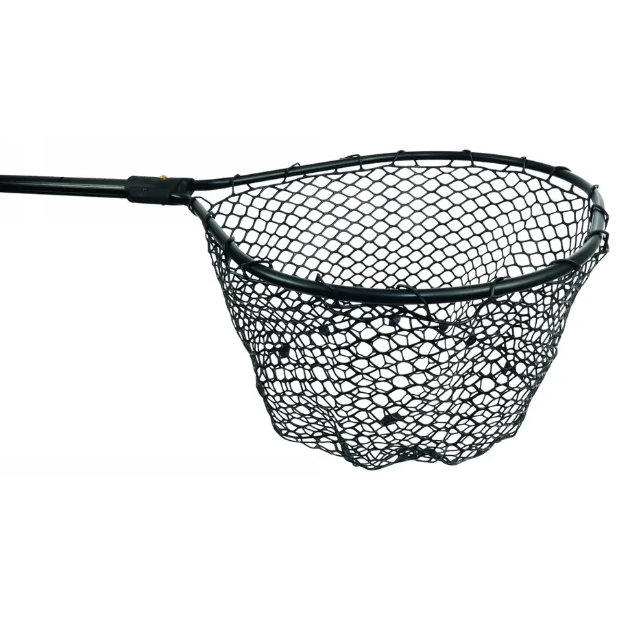 Full Rubber Landingnet - Robuust landingsnet met rubber gecoat net - 47x47x35 cm