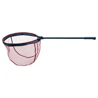 Floating Landing Net 50x40x40 cm – Drijvend landingsnet met uitschuifbare steel en rood rubber net