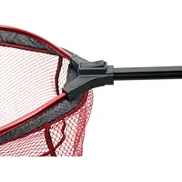 Floating Landing Net 50x40x40 cm – Drijvend landingsnet met uitschuifbare steel en rood rubber net
