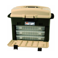 Tacklemaster Organizer Medium viskoffer | inclusief 5 tackleboxen