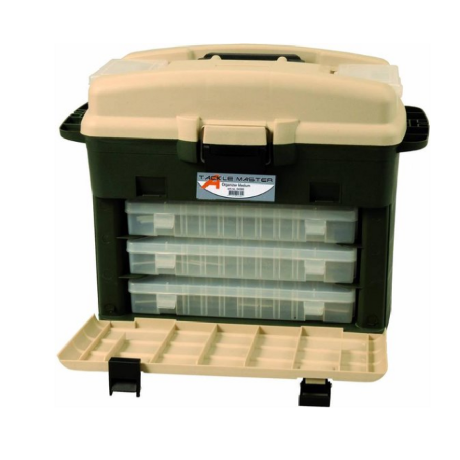 Tacklemaster Organizer Medium viskoffer | inclusief 5 tackleboxen