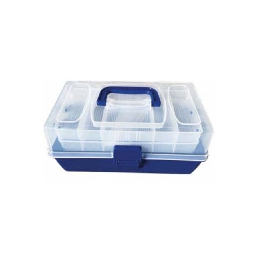 USA Wormproof Tacklebox 2-ladig - veilige tacklebox voor softbaits en kunstaas