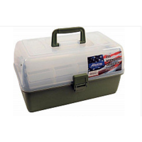 USA Wormproof Tacklebox 3-ladig - veilige en ruime tacklebox voor softbaits en kunstaas