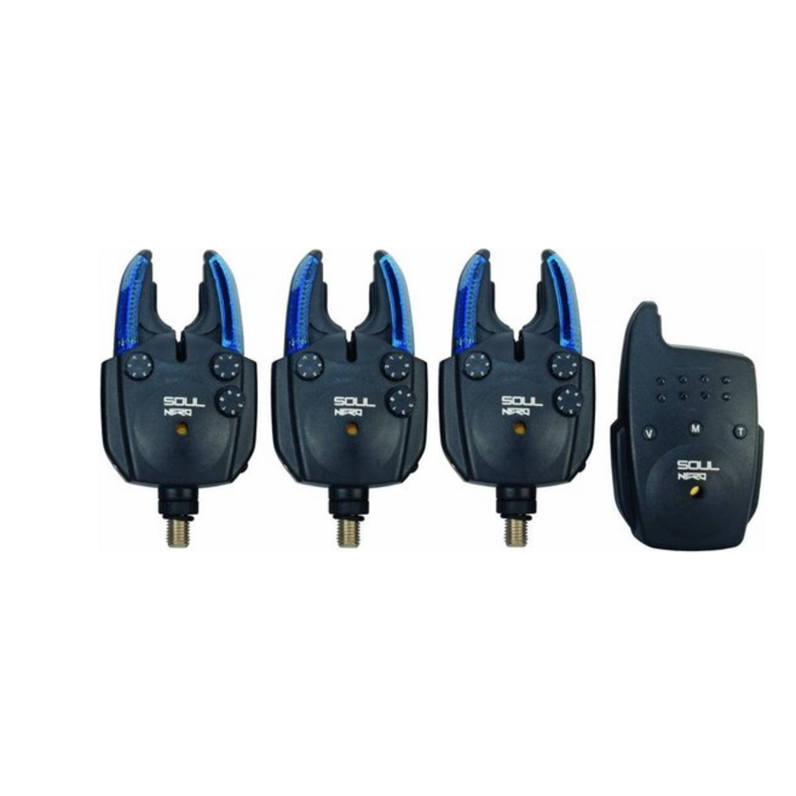 SOUL Nero Bite Indicator Set 3+1 - uitbreidbare beetmelderset met luxe koffer