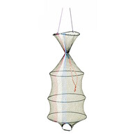 Frommelnet GB 35/4 - zwart leefnet met treksnoer