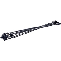 Albatros Kruisnet met rand 6 mm 1 meter - inklapbaar aasvisnet met opstaande rand