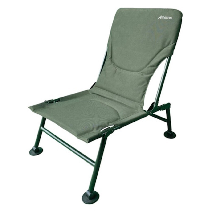 Low Seat Chair - compacte lage visstoel met stalen frame en 600D polyester bekleding