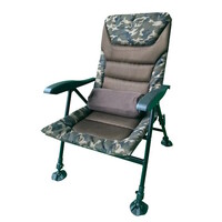 Soul Recliner Armrest Chair High - verstelbare hoge visstoel met armleuningen en lendekussen