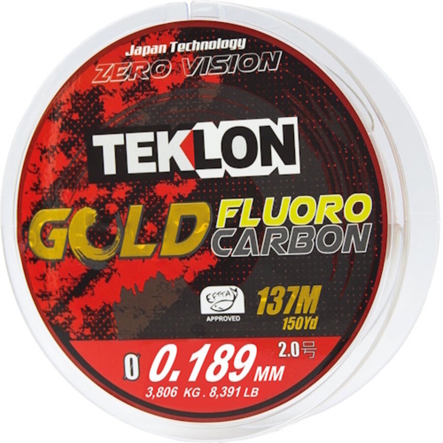 Gold Fluorocarbon - premium onzichtbare vislijn met Japan Technology Zero Vision