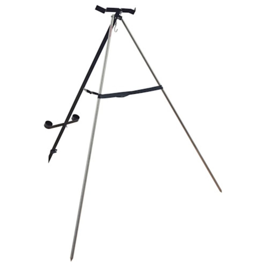 Driepoot Strandsteun DLX 150 - stabiele driepoot hengelsteun voor strand en strekdam