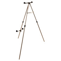 Albatros Strandsteun Aluminium 100 / 170 - lichte en stabiele driepoot hengelsteun voor strand en strekdam