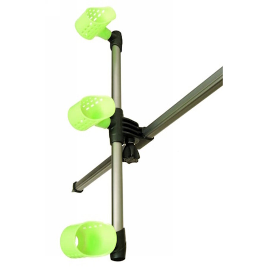 Aluminium Tripod 3-Rod 110-180 - heavy duty verstelbare hengelsteun voor drie hengels