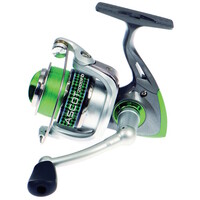 Ascot 2000FD met nylonlijn - compacte vismolen met front drag systeem