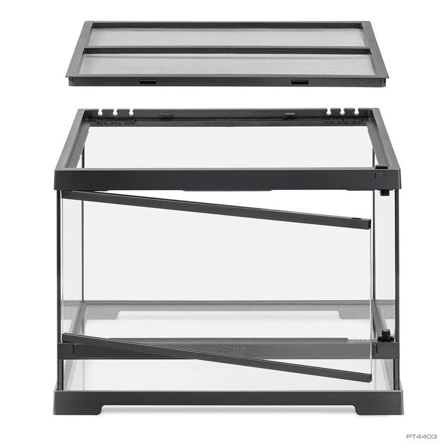 Pro Terrarium Small Low glazen terrarium 45x45x30cm