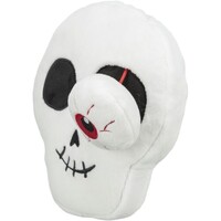 Trixie Halloween Pluche Schedel 19 cm - griezelig hondenspeelgoed voor Halloween