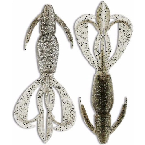 Keitech Crazy Flapper 3.6 (9 cm) Softbait - 6 stuks Silver Flash Craw 460T