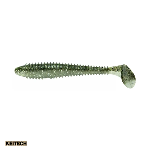 Keitech Swing Impact Fat 3.3 (8,25 cm) Softbait - 7 stuks Silver Flash Minnow 416T