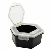 Superlock Aasdoos – luchtdichte aasdoos met dubbele afsluiting voor maden, wormen en casters