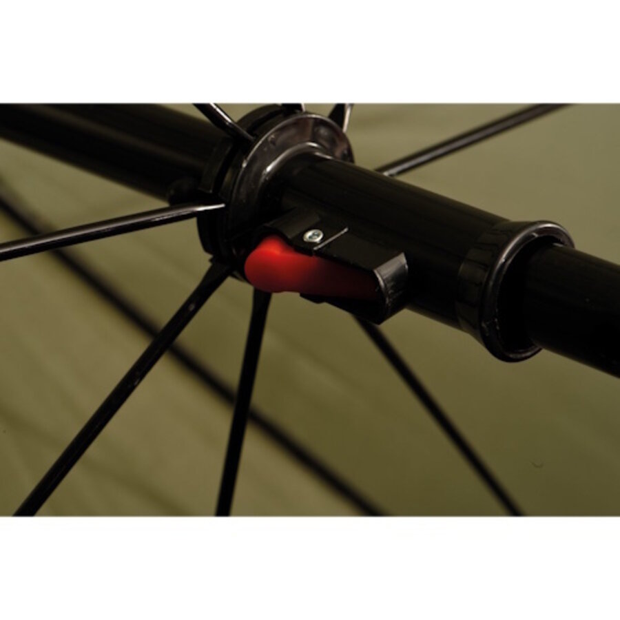 Paraplu Populair Plus 220 cm - waterdichte visparaplu met verstelbaar frame en klikspansysteem