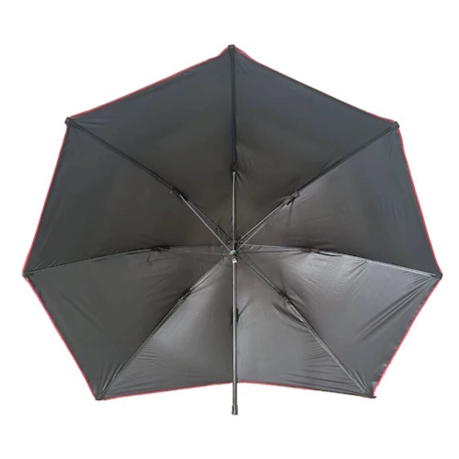 Paraplu Flat Back 250 cm - waterdichte visparaplu met vlakke achterzijde en stormverankering