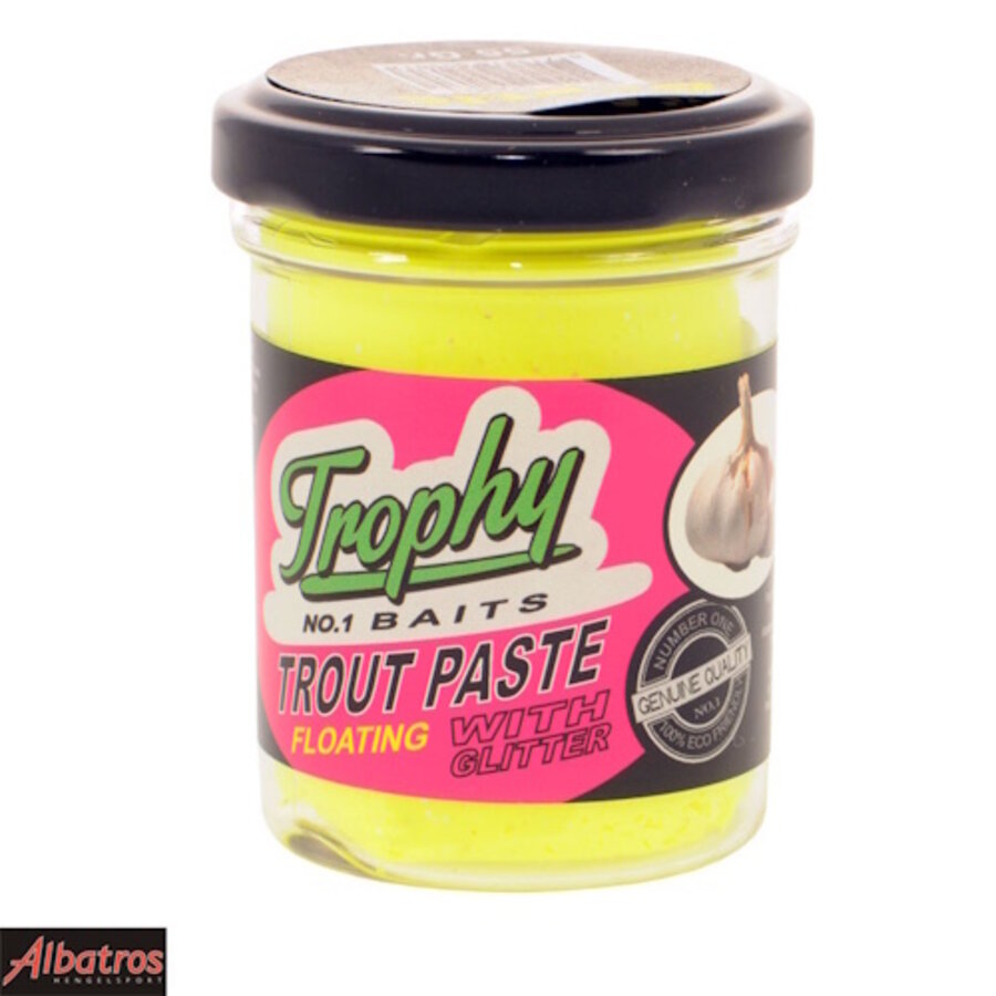 Troutbait Floating Garlic – drijvend foreldeeg met knoflooksmaak in diverse kleuren