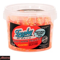 Trout Pellet – kant-en-klare forelpellets met natuurlijke geur in diverse kleuren