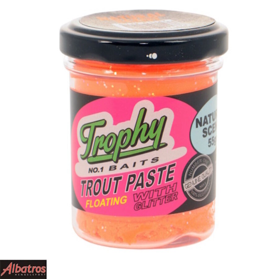 Trout Paste Floating – drijvend foreldeeg met natuurlijke geur en glitters