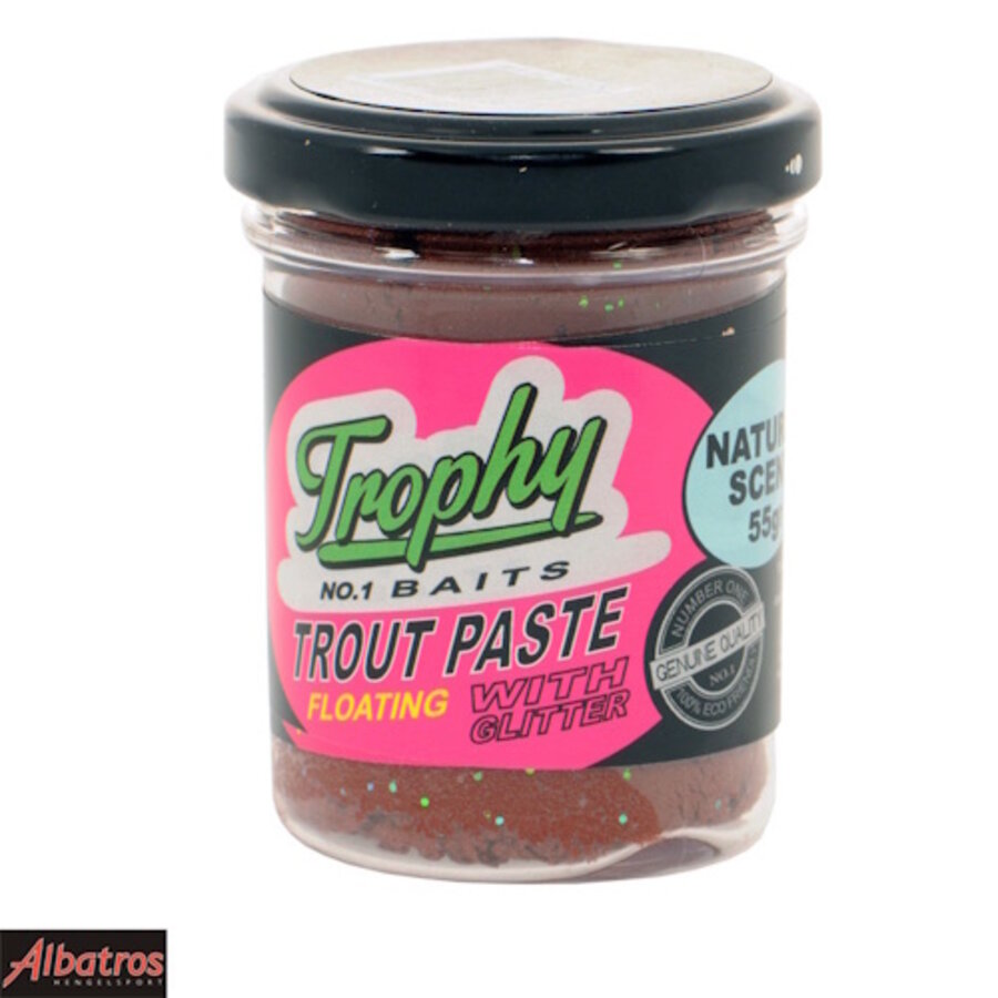 Trout Paste Floating – drijvend foreldeeg met natuurlijke geur en glitters