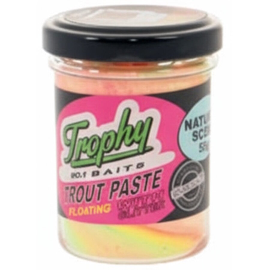 Trout Paste Floating – drijvend foreldeeg met natuurlijke geur en glitters