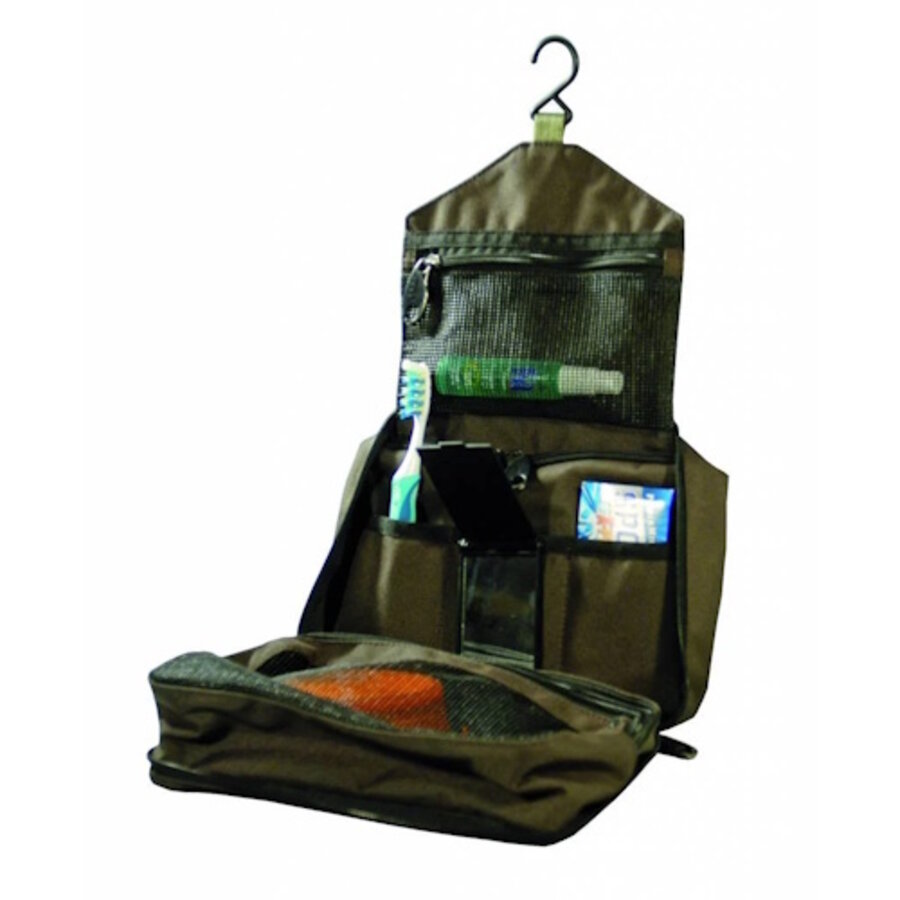 Personal Care Portemonnee - compacte toilettas met spiegel en ophanghaak